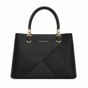 Canarlisa&Cr Women's Leather Handbag,Luxury Office Handbag for Ladies –With Crossbody&Shoulder Strap-Medium Size Handbag