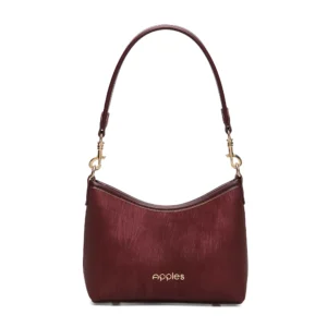 APPLES Mini Leather Shoulder Bag for Women | Elegant Crossbody Handbag For Ladies 19 × 15 × 8 cm